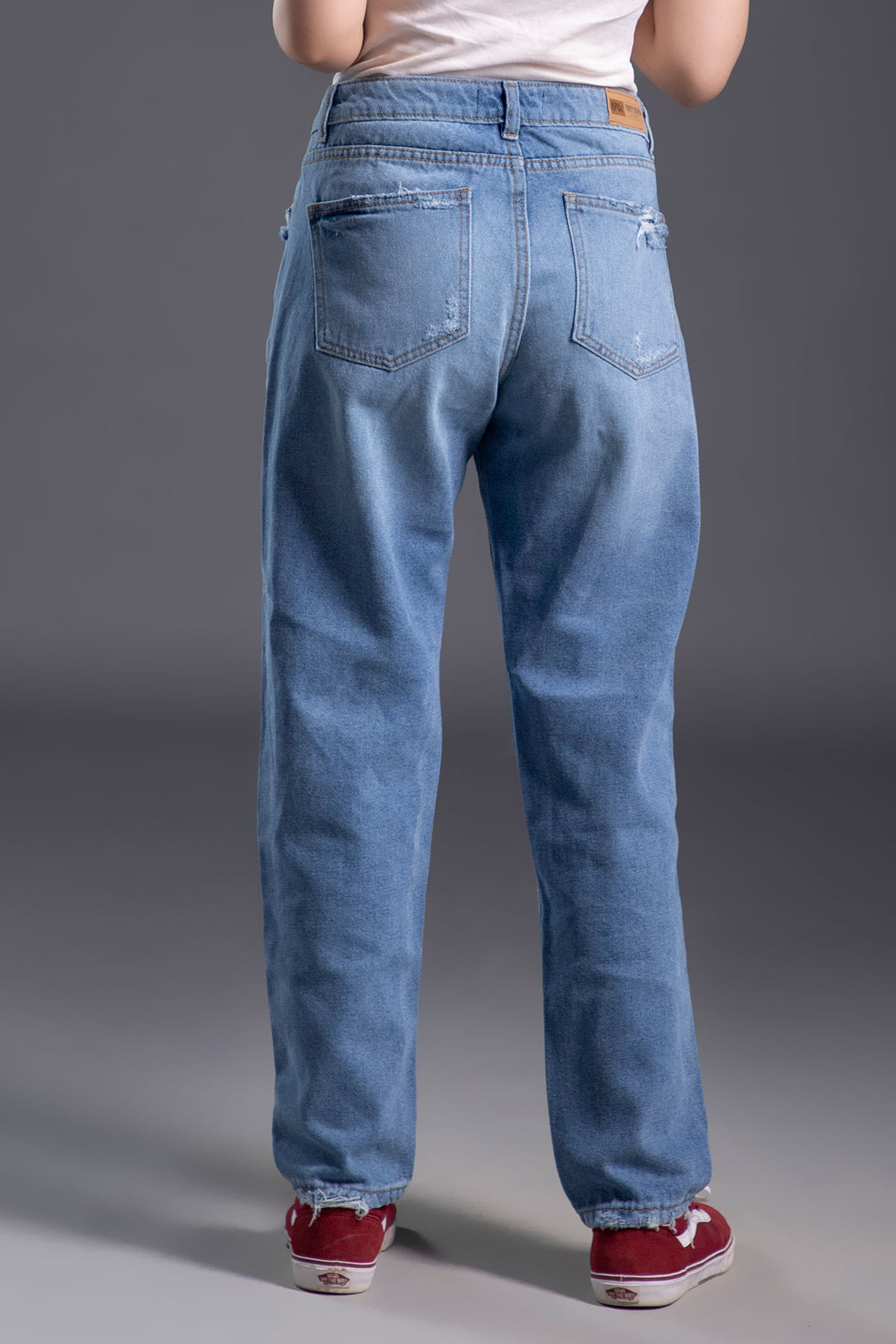 Dirty White Mom Jeans 