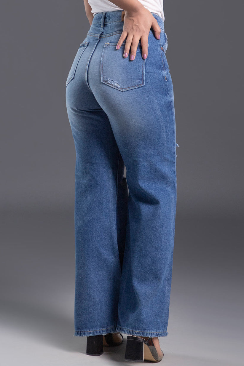 Eden Ripped Mom Jeans 