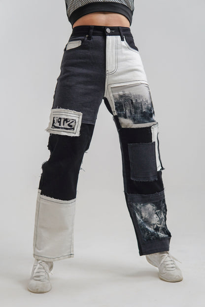 FF Patched Jeans 