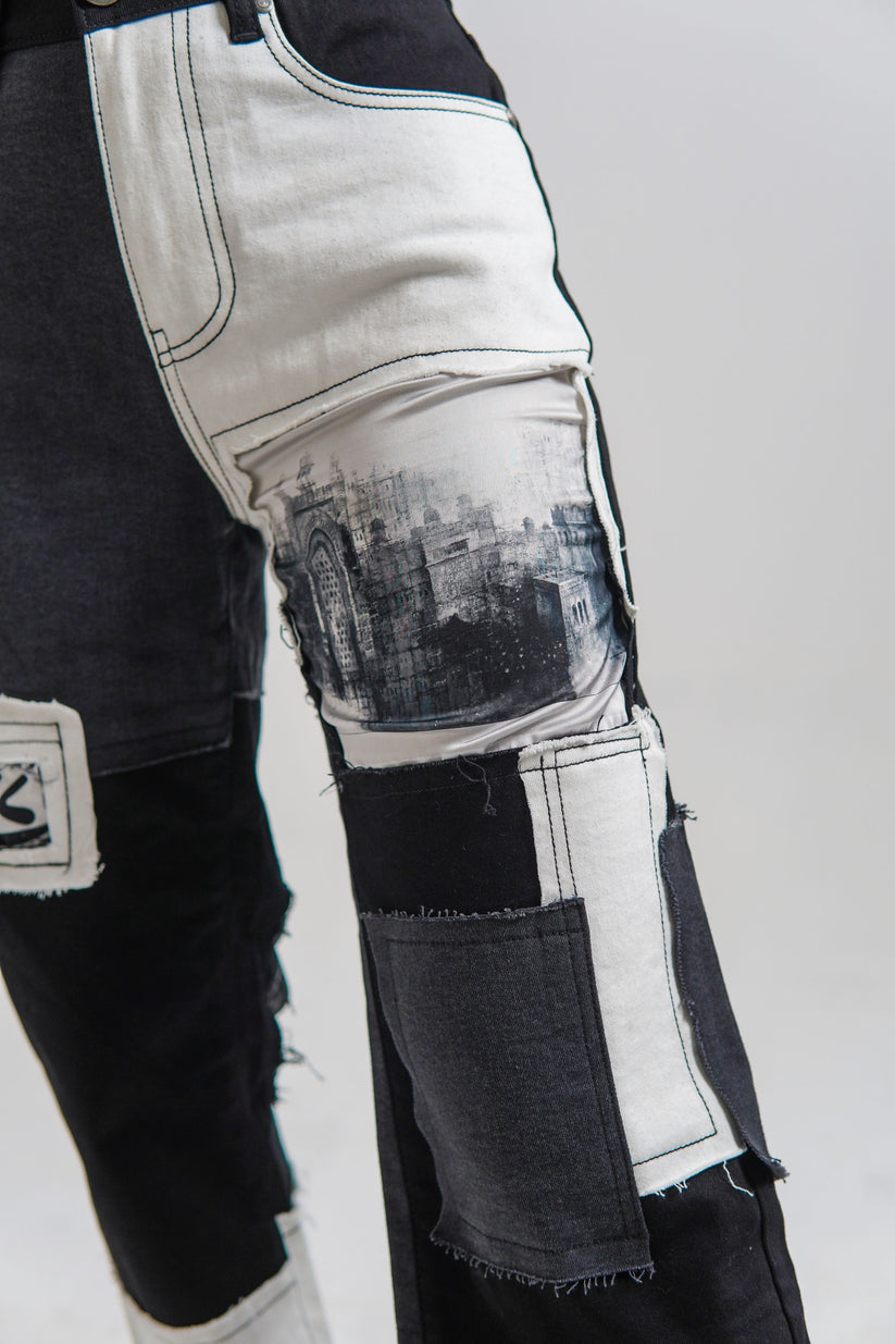 FF Patched Jeans 