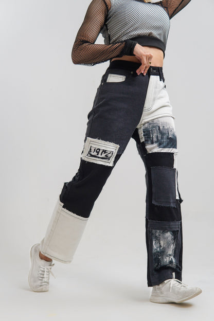 FF Patched Jeans 