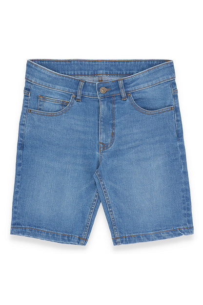 Ocean Blue Denim Shorts 