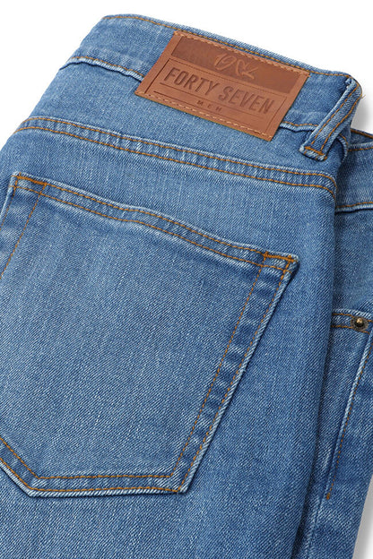 Ocean Blue Denim Shorts 