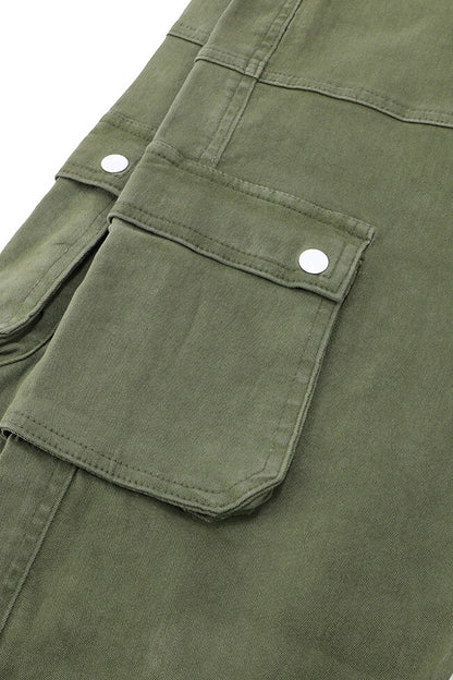 Olive Green Cargo Pants for Women 
