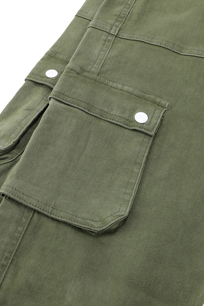 Olive Green Cargo Pants for Women 