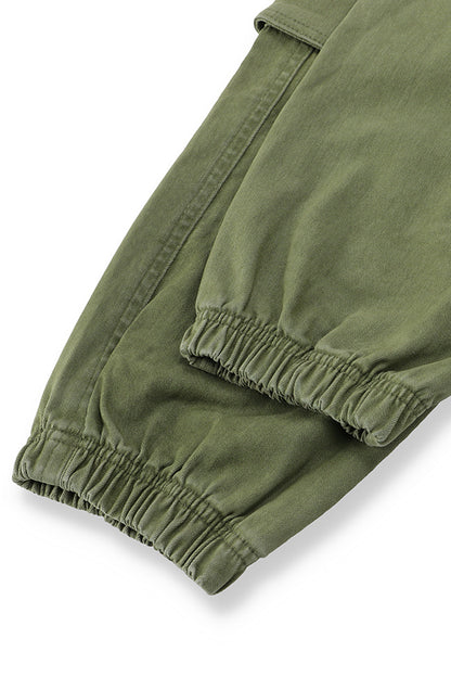 Olive Green Cargo Pants for Women 