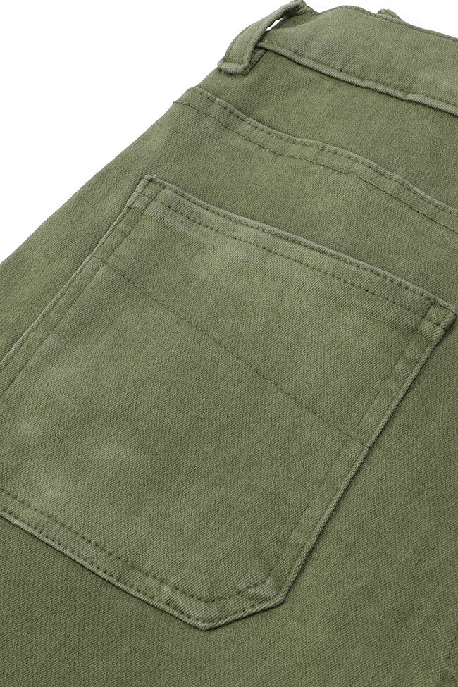 Olive Green Cargo Pants for Women 