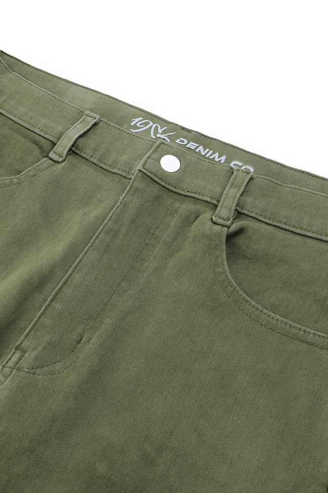 Olive Green Cargo Pants for Women 