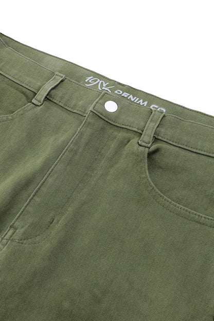 Olive Green Cargo Pants for Women 