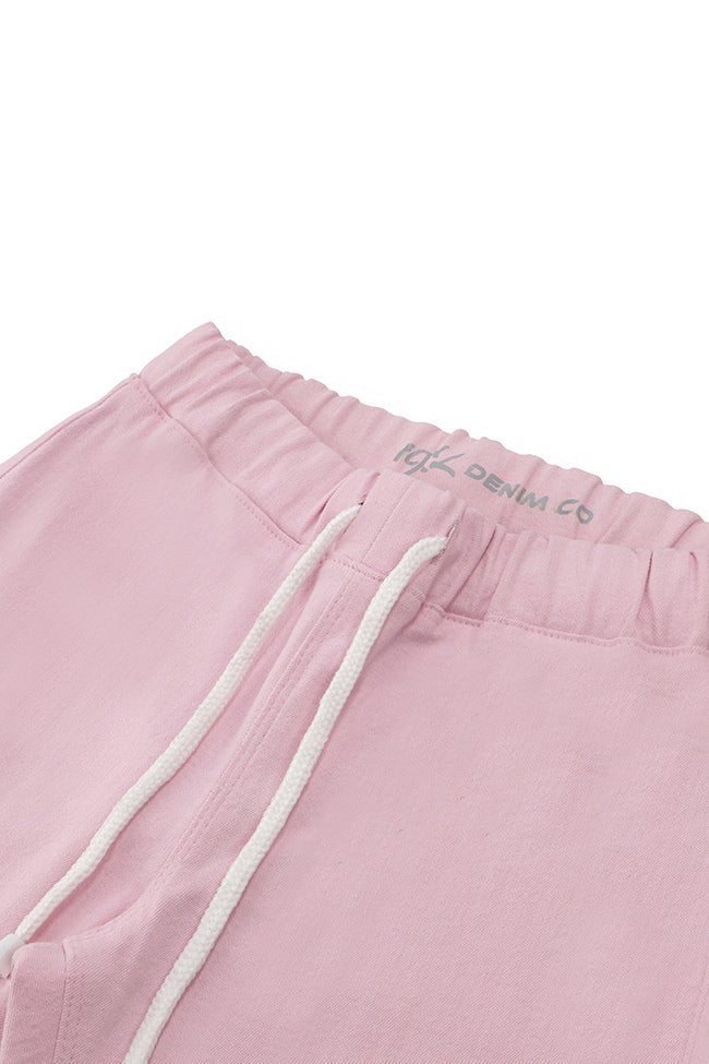 Pink Casual Jeggings 