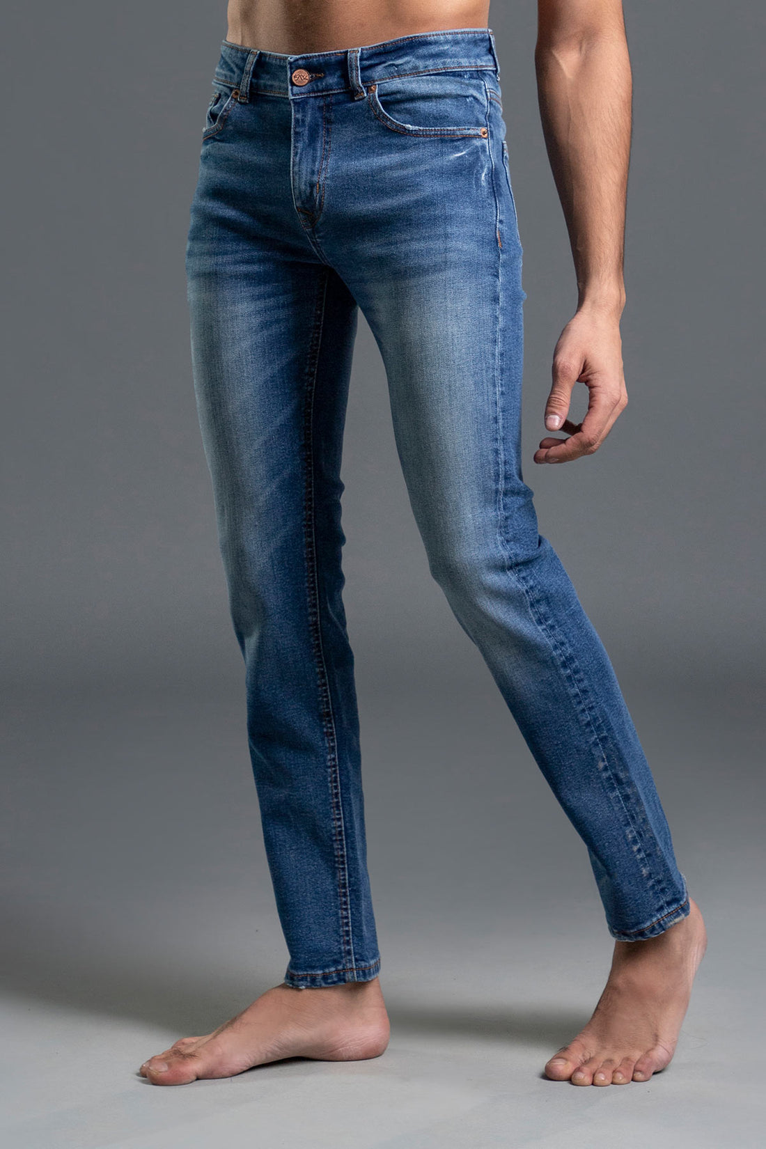 Rainmoon Light Straight Jeans 