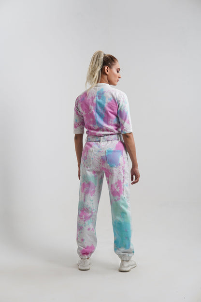 Women's multicolor jumpsuit with a regular fit